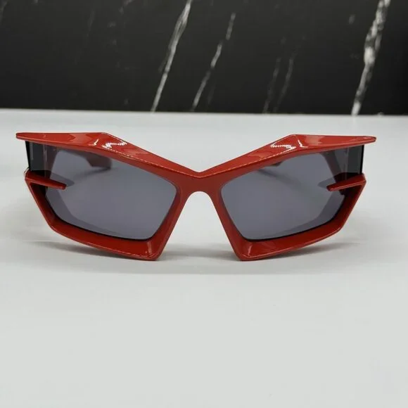 NEW GV40049U 66A GIVENCHY SUNGLASSES RED UNISEX RED EYEWEAR GIVENCHY